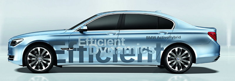 Illustration for article titled BMW Concept 7 Series ActiveHybrid Adds Power, Efficiency